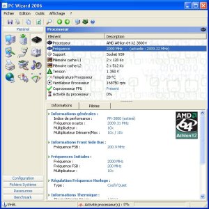 PC Wizard 2008 系統偵測及效能測試工具
