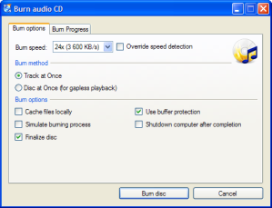 CDBurnerXP – 使用簡單體積又小的免費燒錄軟體
